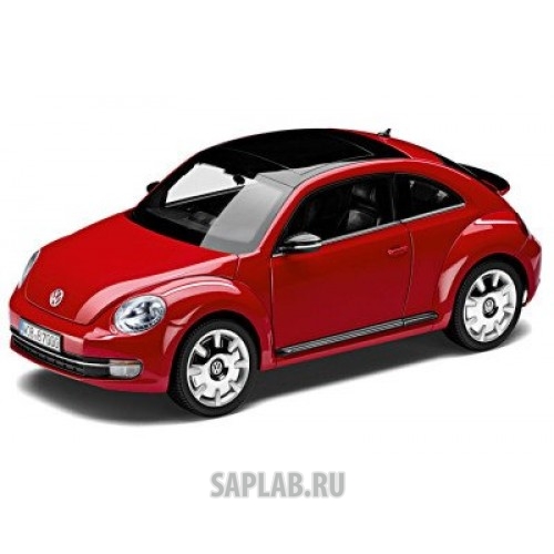 Купить запчасть VOLKSWAGEN - 5C1099302ANA Модель автомобиля Volkswagen Beetle, Tornado Red, Scale 1:18, артикул 5C1099302ANA