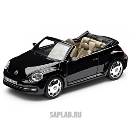 Купить запчасть VOLKSWAGEN - 5C309930054H Модель автомобиля Volkswagen Beetle Cabrio, Deep Black Pearl Effect, Scale 1:43