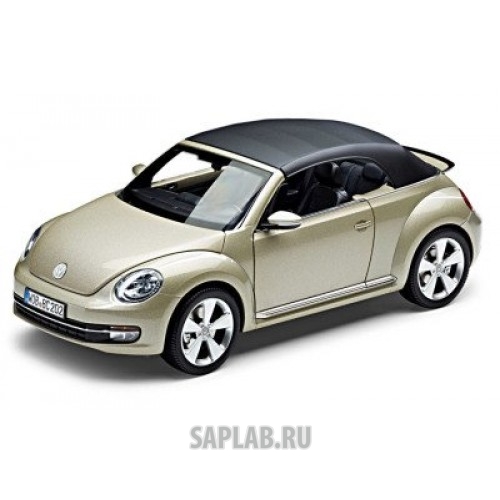 Купить запчасть VOLKSWAGEN - 5C3099302P7W Модель автомобиля Volkswagen Beetle Cabrio, Moon Rock Silver Metallic, Scale 1:18, артикул 5C3099302P7W