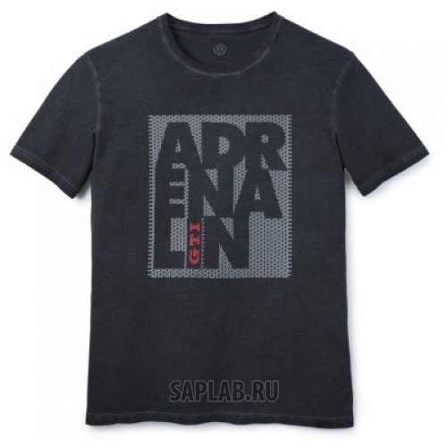 Купить запчасть VOLKSWAGEN - 5GB084200A8XP Мужская футболка Volkswagen Adrenalin-GTI T-Shirt, Mens, Dark Grey