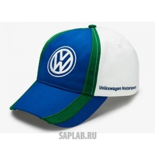 Купить запчасть VOLKSWAGEN - 5NG084300A Бейсболка Volkswagen Motorsport Baseball Cap, Blue/Green/White