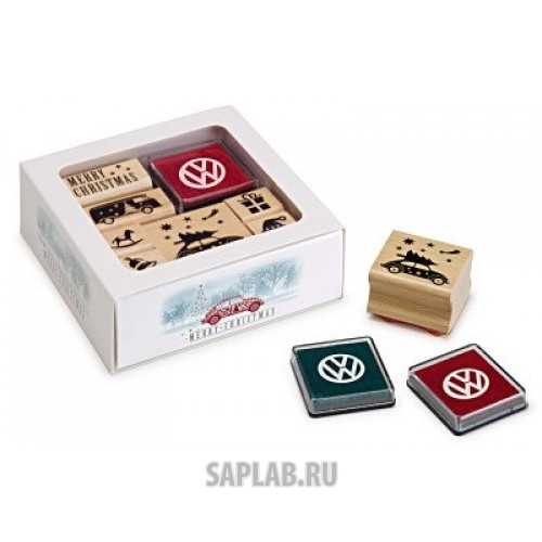 Купить запчасть VOLKSWAGEN - 5NL087558 Набор новогодних штампов Volkswagen Christmas Stamps Set, артикул 5NL087558