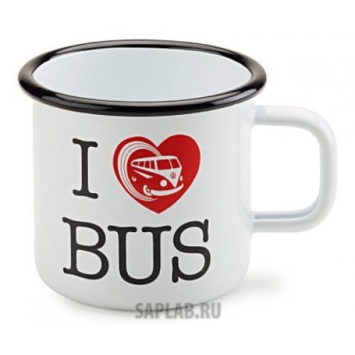 Купить запчасть VOLKSWAGEN - 7E0069601 Металлическая кружка Volkswagen T1 Bulli Mug, White, артикул 7E0069601