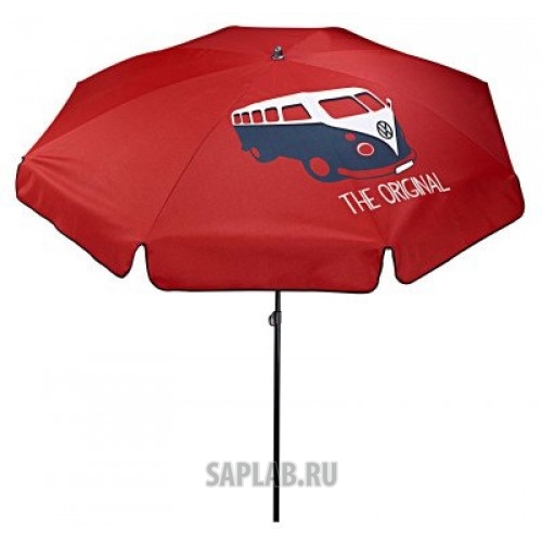 Купить запчасть VOLKSWAGEN - 7E0087605 Пляжный зонт Volkswagen Sun Umbrella, T1 Bulli, Red, артикул 7E0087605