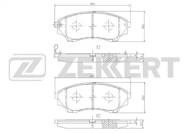 Купить запчасть ZEKKERT - BS1225 