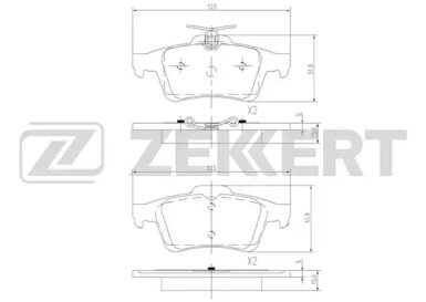 Купить запчасть ZEKKERT - BS1600 