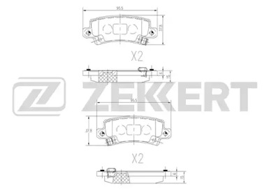 Купить запчасть ZEKKERT - BS2703 