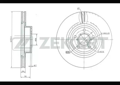 Купить запчасть ZEKKERT - BS5182 