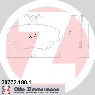 Купить запчасть ZIMMERMANN - 207721801 