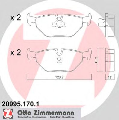 Купить запчасть ZIMMERMANN - 209951701 