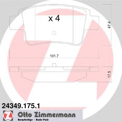 Купить запчасть ZIMMERMANN - 243491751 