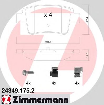Купить запчасть ZIMMERMANN - 243491752 