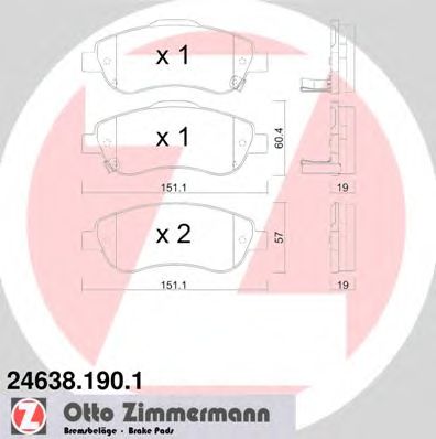 Купить запчасть ZIMMERMANN - 246381901 