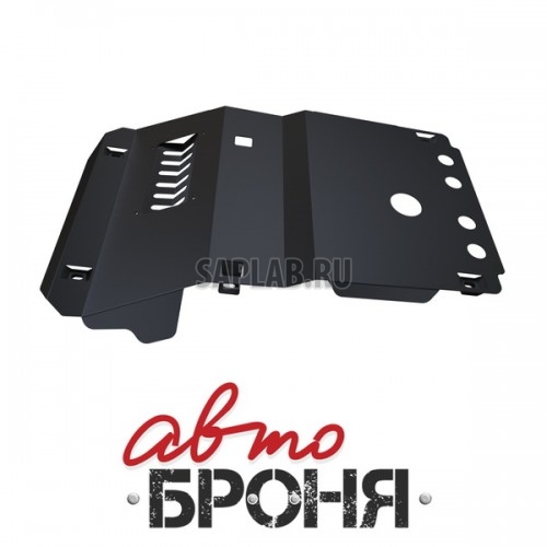 Купить запчасть АВТОБРОНЯ - 1057311 Защита картера Автоброня, Toyota Land Cruiser Prado 120 V - все, 2005-2009, штатный крепеж, сталь, 1.8 мм