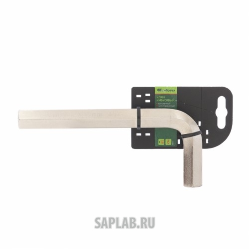 Купить запчасть СИБРТЕХ - 12350 Ключ имбусовый HEX, 19 мм., 45x, закаленный, никель Сибртех
