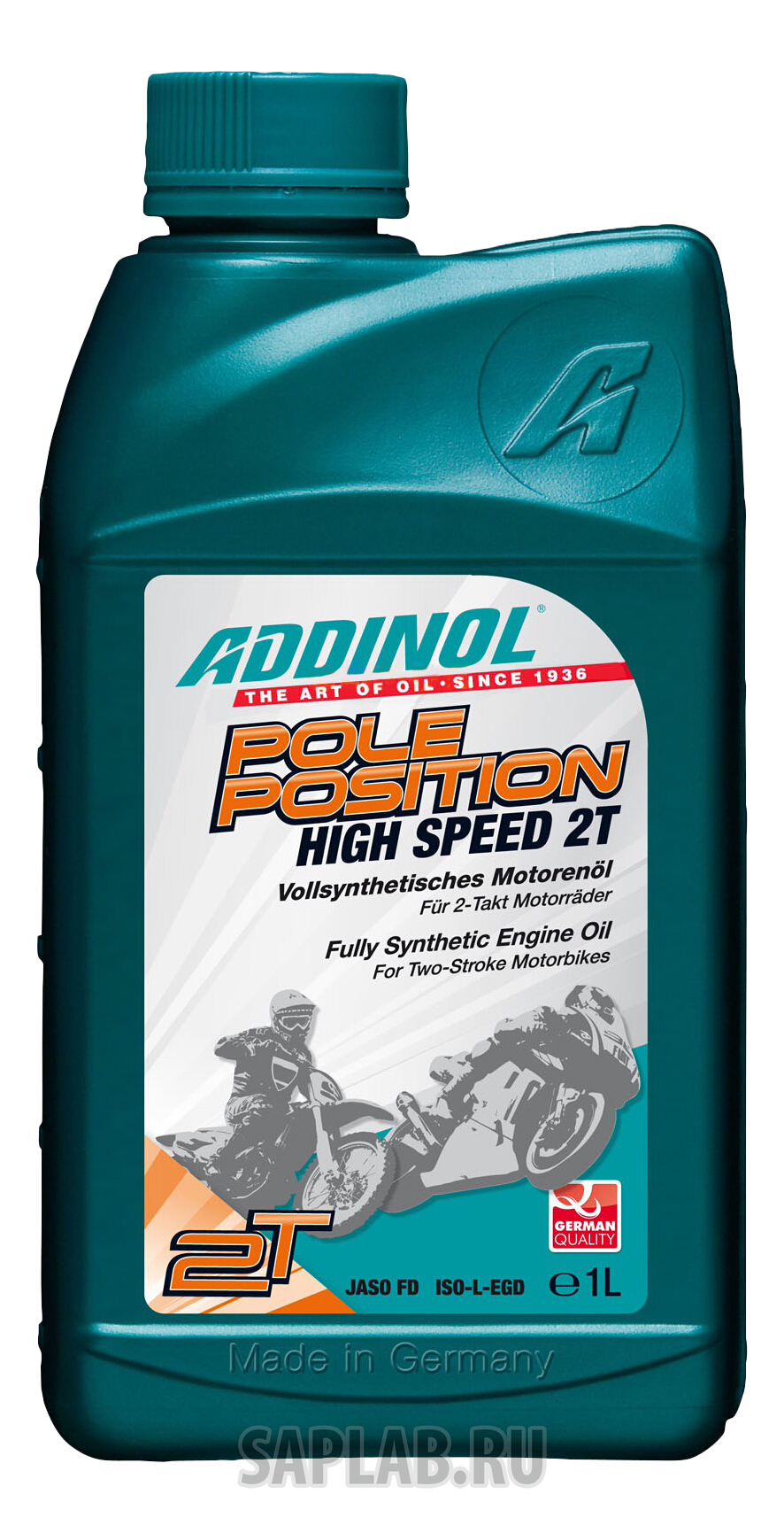 Купить запчасть ADDINOL - 4014766073853 Моторное масло Addinol Pole Position High Speed 2T 1л