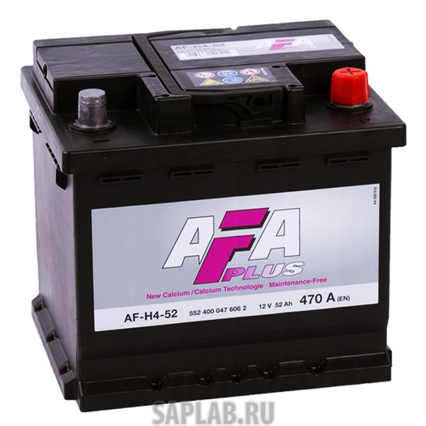 Купить запчасть  AFA - AFH452 Аккумулятор AFA 52 А/ч 552400 AF ОБР 207x175x190 EN470