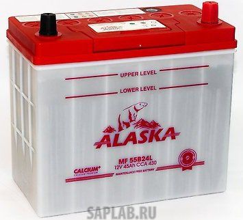 Купить запчасть  ALASKA - MF45R55B24 Аккумуляторная батарея ALASKA MF 45 R 55B24 calcium +