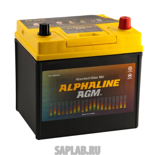 Купить запчасть  ALPHALINE - AGMD23L Аккумулятор AlphaLINE AGM D23L (50R 550A 230x173x225)