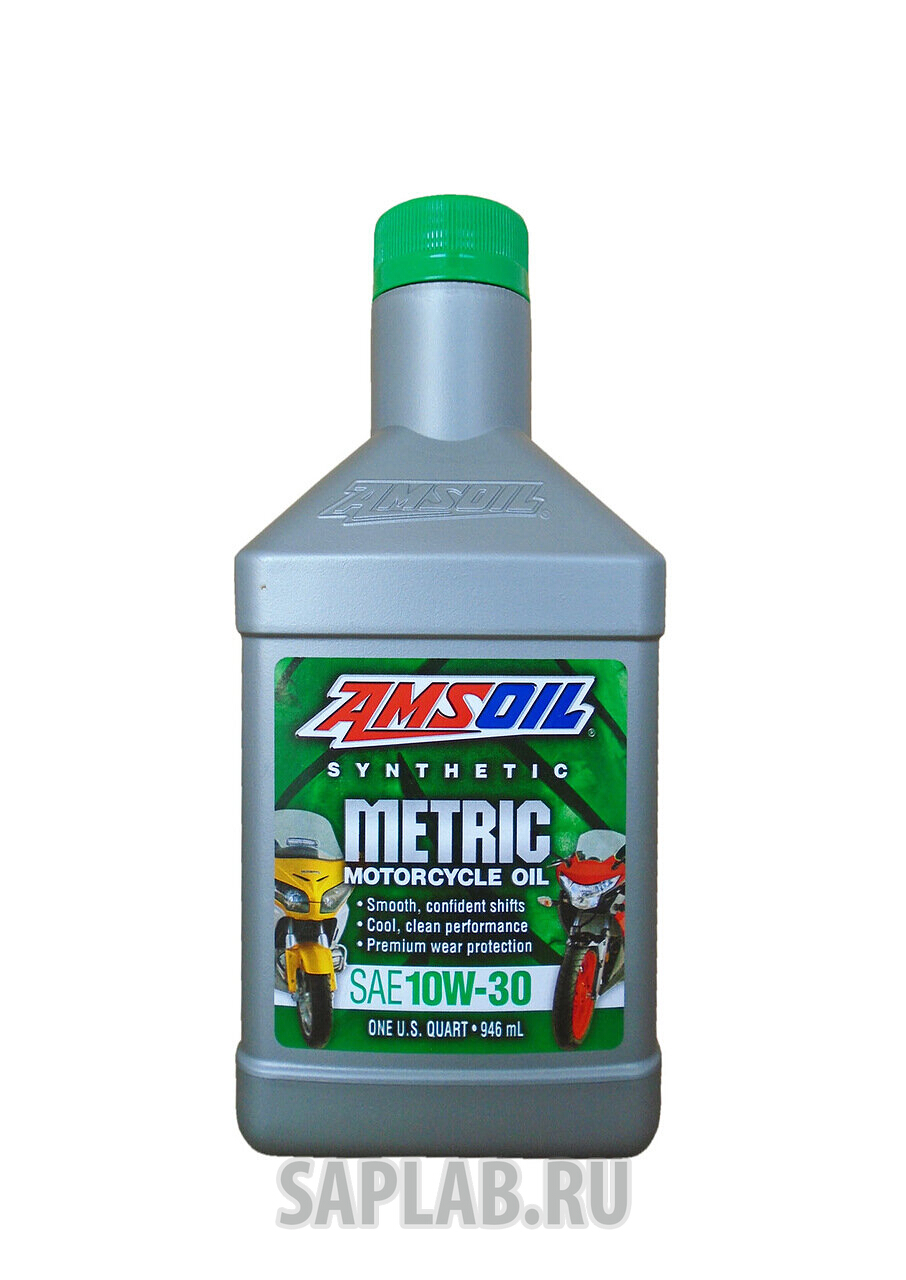 Купить запчасть AMSOIL - MCTQT Моторное масло Amsoil Metric Motorcycle 10W-30 0,946л