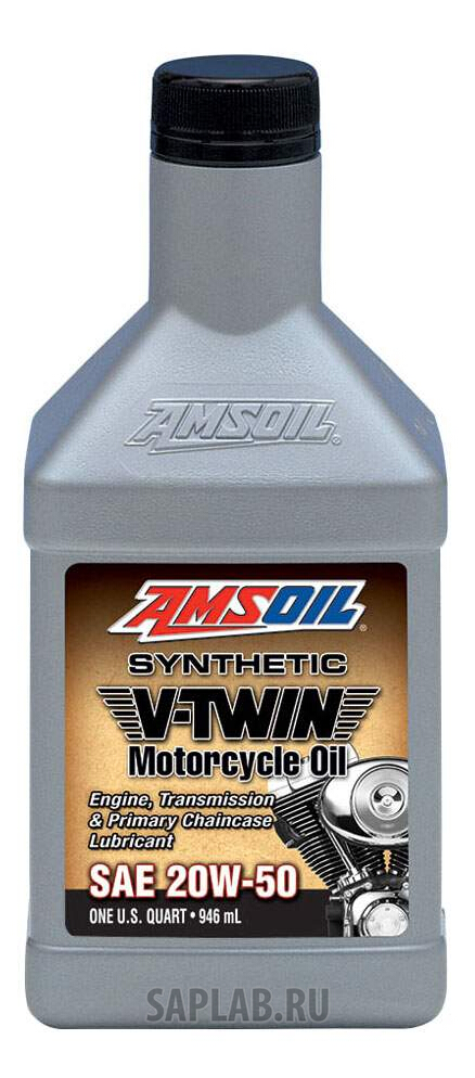 Купить запчасть AMSOIL - MCV1G Моторное масло Amsoil V-Twin Motorcycle 20W-50 3,784л