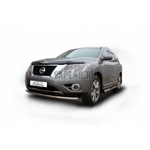 Купить запчасть ARBORI - AFZDANIP1407 Защита переднего бампера Arbori d57 радиусная NISSAN PATHFINDER 2014-