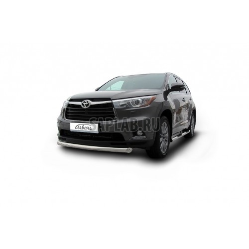 Купить запчасть ARBORI - AFZDATHI1401 Защита переднего бампера Arbori d76 радиусная TOYOTA HIGHLANDER 2014-