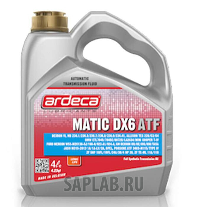 Купить запчасть ARDECA MATIC - ARD020117004 Моторное масло Ardeca Matic DX6 4л