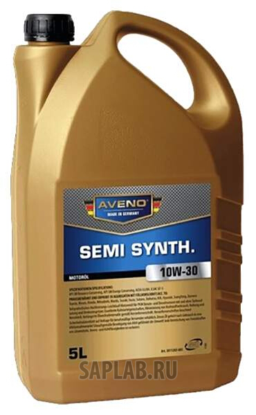 Купить запчасть AVENO - 3011203005 Моторное масло Aveno Semi Synth 10W-30 5л