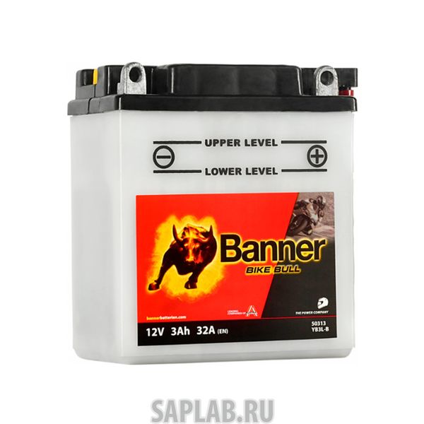 Купить запчасть  BANNER - 6СТ3YB3LB503013003 Аккумулятор BANNER Bike Bull 3А/ч