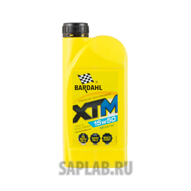 Купить запчасть BARDAHL - 175074 Моторное масло Bardahl XTM 15W-50 1л