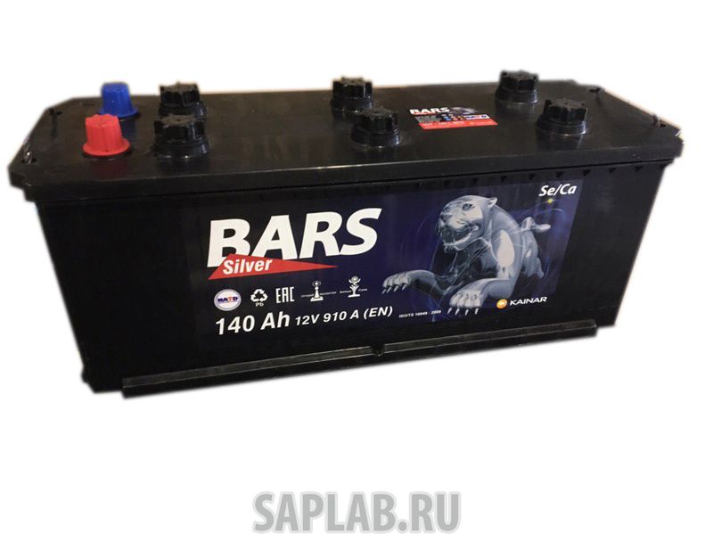 Купить запчасть  BARS - 6СТ140LАПЗ Аккумулятор 140А/ч BARS SILVER EN 910А Прямая 513x182x240 6 СТ-140L АПЗ