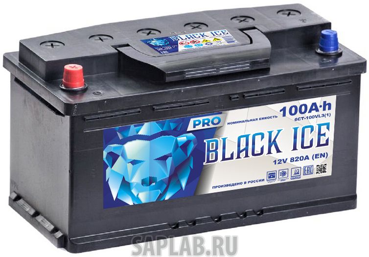 Купить запчасть  BLACK_ICE - BIC10011 Автомобильный аккумулятор BLACK ICE Pro 6СТ-100.1 VL