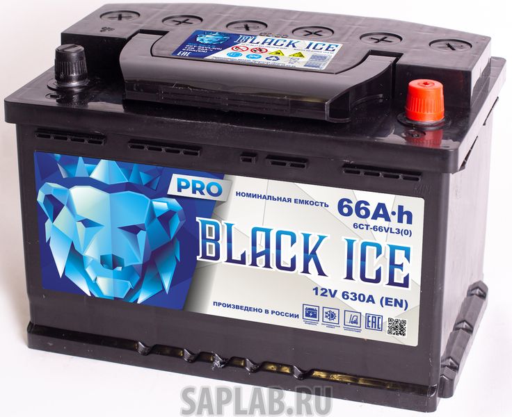 Купить запчасть  BLACK_ICE - BIC6601 Автомобильный аккумулятор BLACK ICE Pro 6СТ-66.0 VL