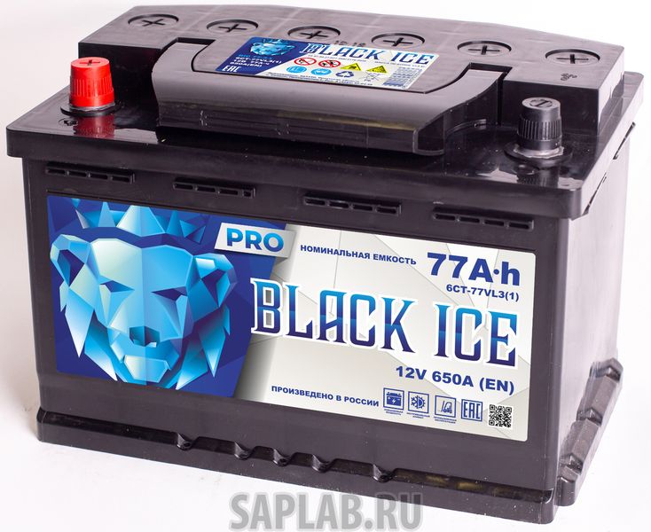 Купить запчасть  BLACK_ICE - BIC7711 Автомобильный аккумулятор BLACK ICE Pro 6СТ-77.1 VL