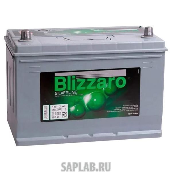 Купить запчасть  BLIZZARO - 100R760A Аккумулятор BLIZZARO SILVERLINE 100R 760A 306x173x225