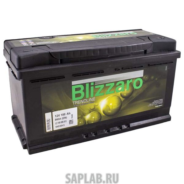 Купить запчасть  BLIZZARO - 100R860A Аккумулятор BLIZZARO TRENDLINE 100R 860A 353x175x190