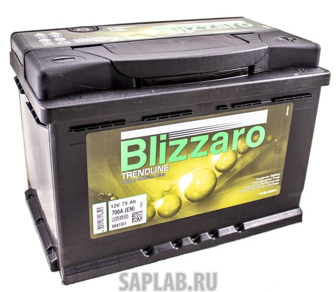 Купить запчасть  BLIZZARO - 75R700A Аккумулятор BLIZZARO TRENDLINE 75R 700A 278x175x190