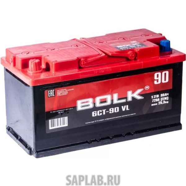 Купить запчасть  BOLK - AB901 Аккумулятор Bolk Standart 90 А/Ч Прямая L En 720a 353x175x190 Ab 901 Ab 901 BOLK AB 901