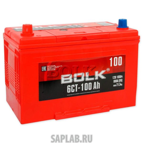 Купить запчасть  BOLK - ABJ1001 Аккумулятор BOLK ASIA 100 А/ч прямая L+ EN800 А 304x173x220 ABJ 1001