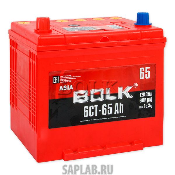 Купить запчасть  BOLK - ABJ651 Аккумулятор BOLK ASIA 65 А/ч прямая L+ EN600 А 230x173x220 ABJ 651