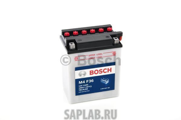 Купить запчасть  BOSCH - 0092M4F360 Аккумулятор автомобильный BOSCH 0 092 M4F 360 14 Ач