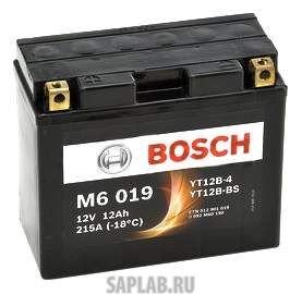 Купить запчасть  BOSCH - 0092M60190 Аккумулятор автомобильный BOSCH 0 092 M60 190 12 Ач