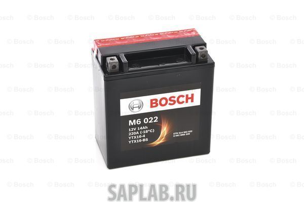 Купить запчасть  BOSCH - 0092M60220 Аккумулятор автомобильный BOSCH 0 092 M60 220 14 Ач