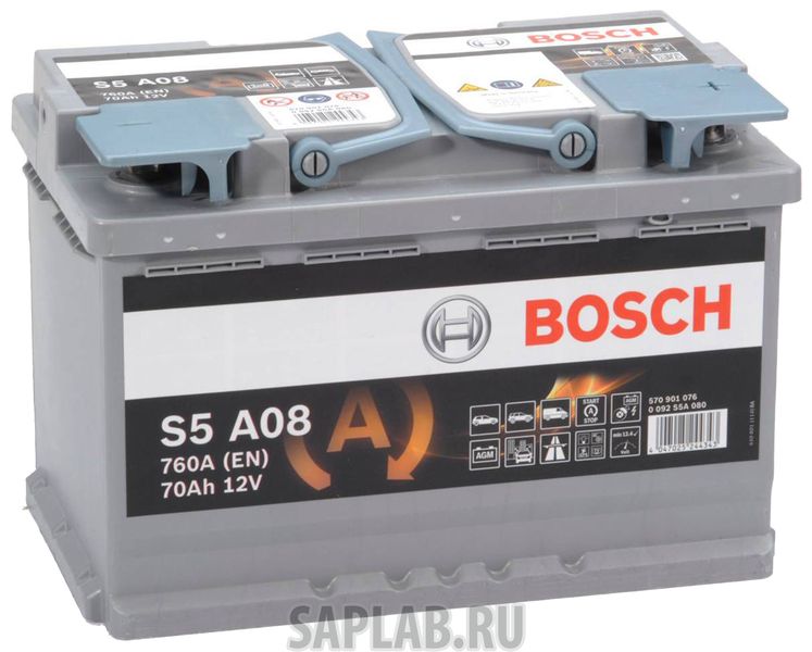 Купить запчасть  BOSCH - 0092S5A080 Аккумулятор автомобильный BOSCH 0092S5A080