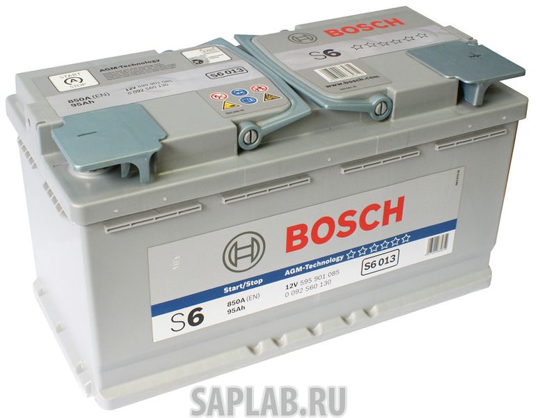 Купить запчасть  BOSCH - 0092S5A150 Аккумулятор автомобильный BOSCH 0092S60130 95 Ач