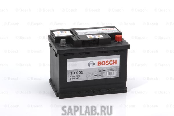 Купить запчасть  BOSCH - 0092T30050 Аккумулятор автомобильный BOSCH 0 092 T30 050 55 Ач