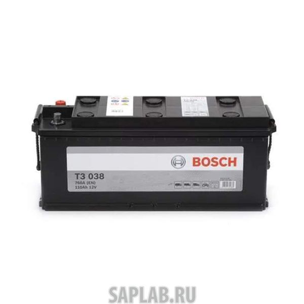 Купить запчасть  BOSCH - 0092T30380 0 092 T30 380_аккумулятор! T3 110Ah 760А + слева 514x175x210 B03 \ BOSCH 0092T30380