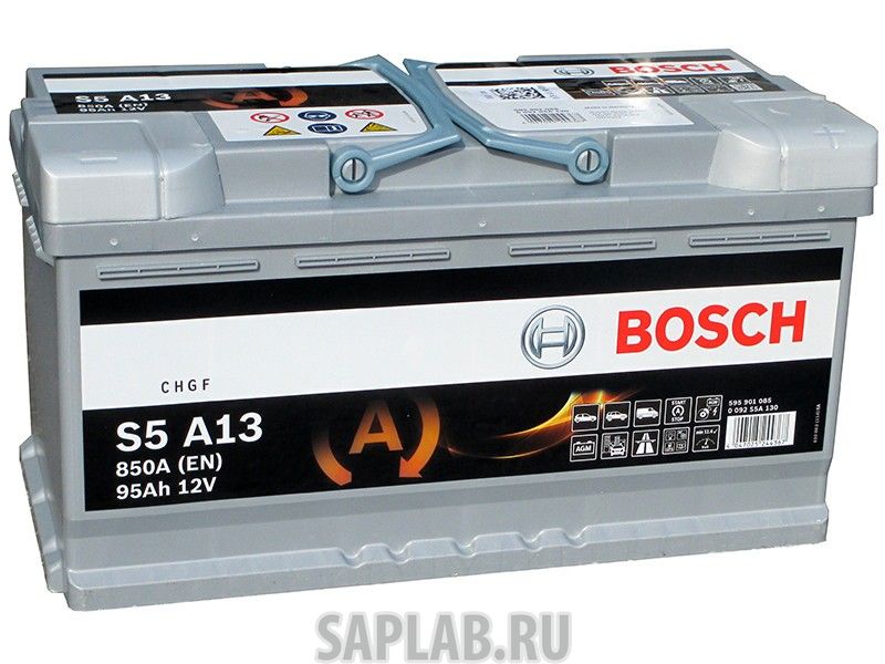 Купить запчасть  BOSCH - 0595901085 Аккумулятор легковой "BOSCH" S5A 130 AGM (95Ач о/п) 595 901 085