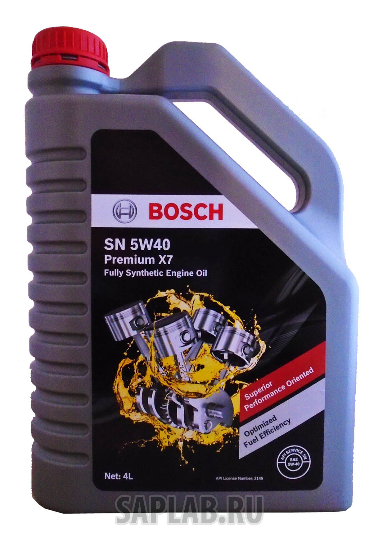 Купить запчасть BOSCH - 1987L24073 Моторное масло Bosch Premium X7 Fully Synthetic Engine Oil SN 5W-40 4л